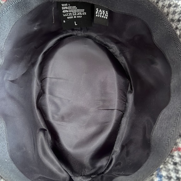 Men’s Hats SAKS FIFTH AVENUE Made in Italy Size L - Picture 5 of 6
